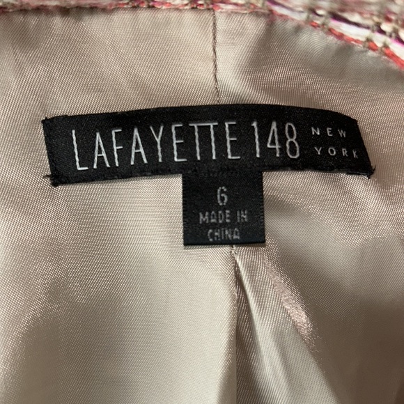 Lafayette 148 Tweed Cropped Blazer - 6 - Picture 8 of 11
